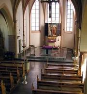 Das Foto zeigt eine Innenansicht der Kirche St. Michael in Lendersdorf.